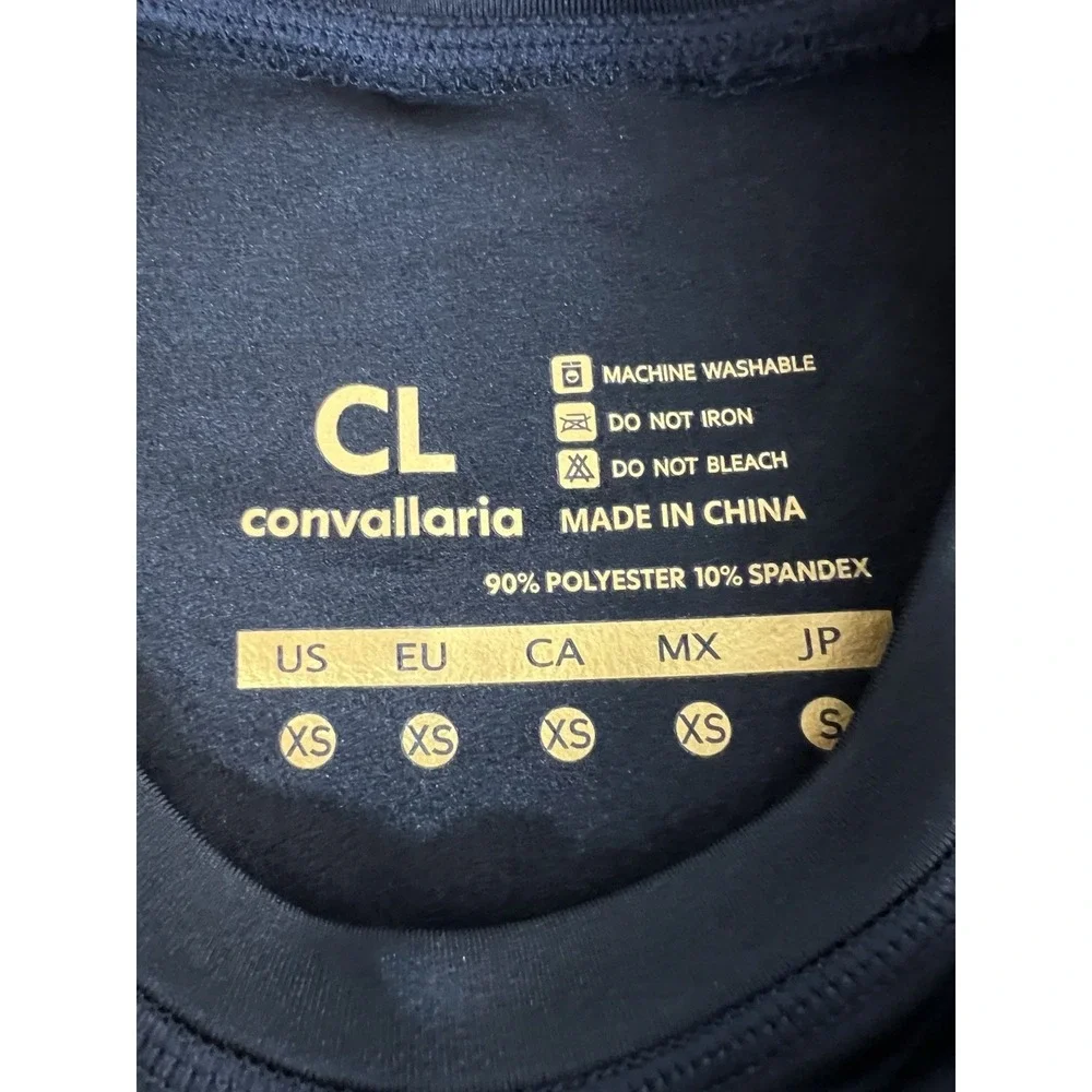 CL Convallaria 2-Pack Black Thermal Fleece Lined Top Shirt Sz XS NWT Underwear F - Picture 9 of 13